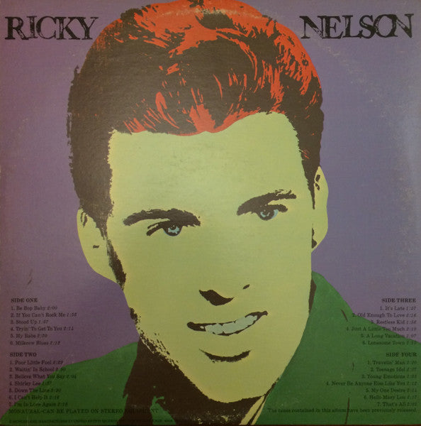 Nelson, Ricky - Legendary Masters Series #2 (Vinyl, VG+) (Vinyl LP)