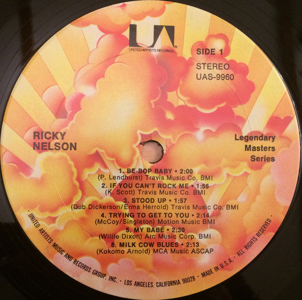 Nelson, Ricky - Legendary Masters Series #2 (Vinyl, VG+) (Vinyl LP)