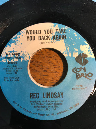 Lindsay, Reg - If I'da Known That I Was Gonna Live This Long (VG+) (Vinyl LP)