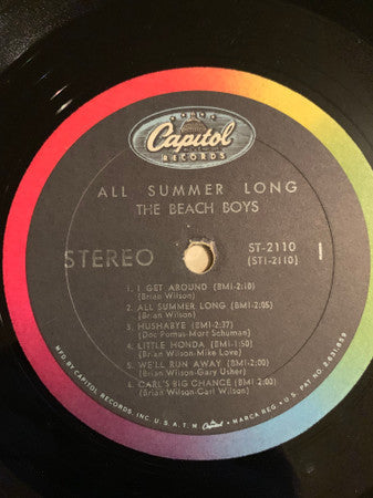 Beach Boys - All Summer Long (Vinyl, VG+) (Vinyl LP)