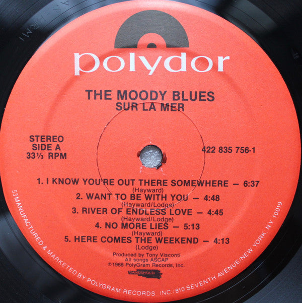 Moody Blues - Sur La Mer (VG+) (Vinyl LP)