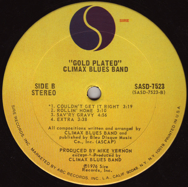 Climax Blues Band - Gold Plated (Vinyl, NM or M-) (Vinyl LP)
