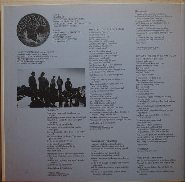 Seatrain - The Marblehead Messenger (VG) (Vinyl LP)
