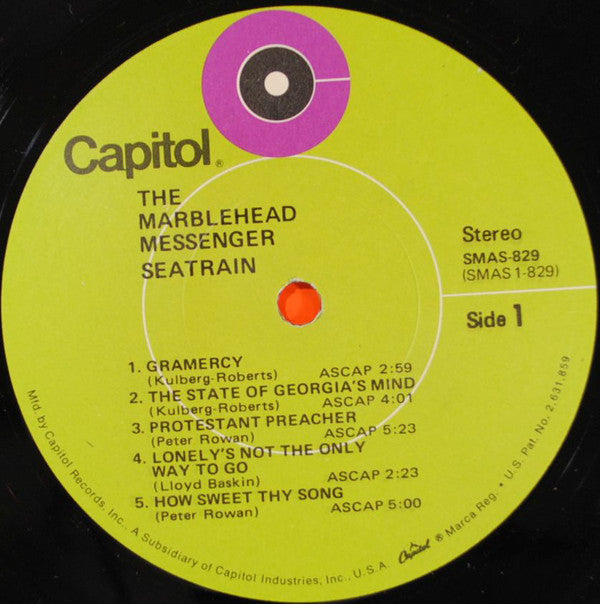 Seatrain - The Marblehead Messenger (VG) (Vinyl LP)