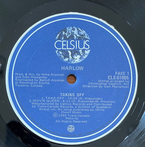 Harlow - Taking Off (VG+) (Vinyl LP)