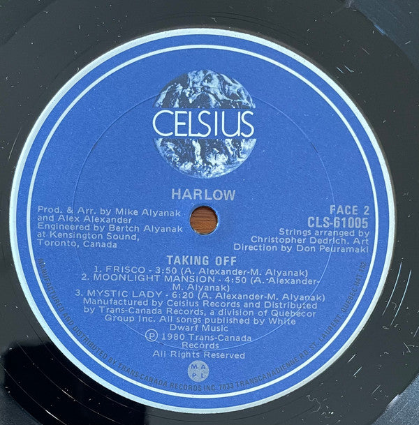 Harlow - Taking Off (VG+) (Vinyl LP)