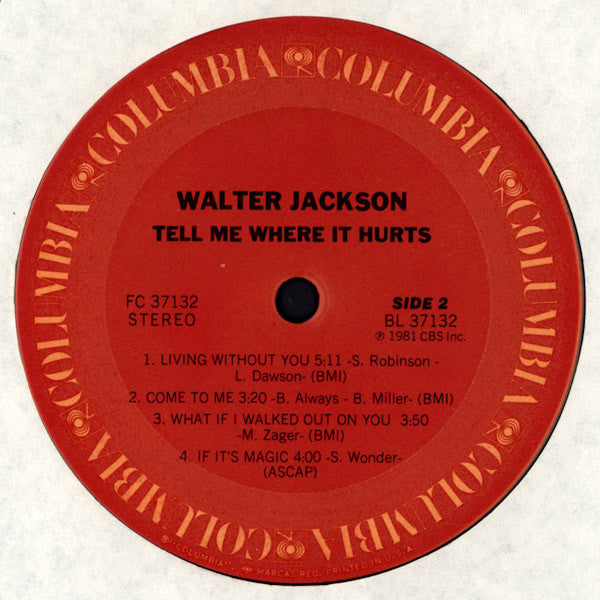 Jackson, Walter - Tell Me Where It Hurts (VG+) (Vinyl LP)
