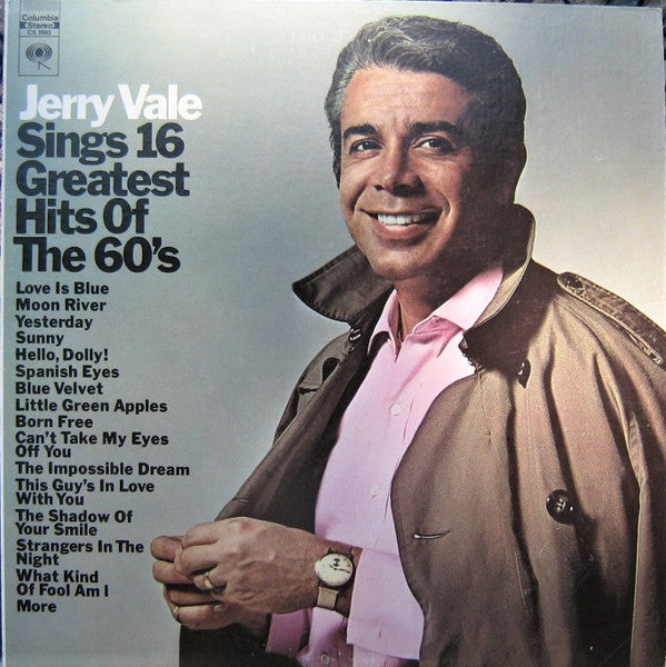 Vale, Jerry - Sings 16 Greatest Hits Of The 60's (VG) (Vinyl LP)