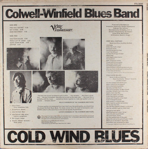 Colwell-Winfield Blues Band - Cold Wind Blues (VG+) (Vinyl LP)