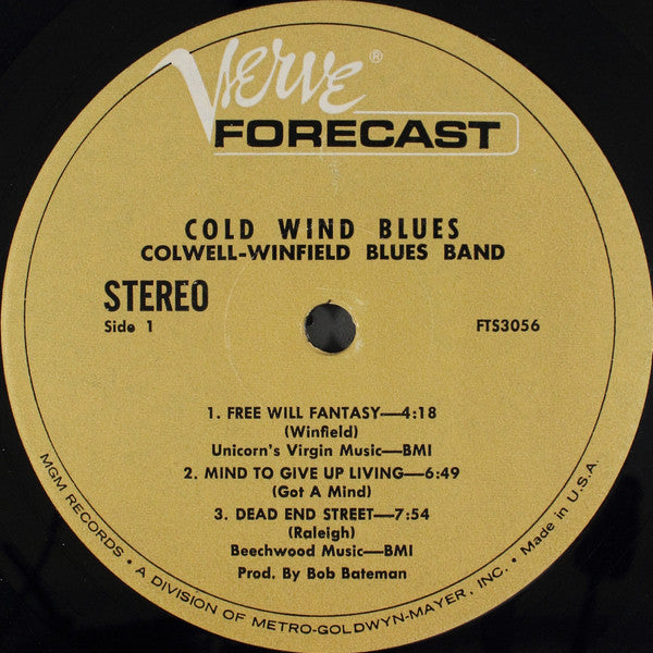 Colwell-Winfield Blues Band - Cold Wind Blues (VG+) (Vinyl LP)