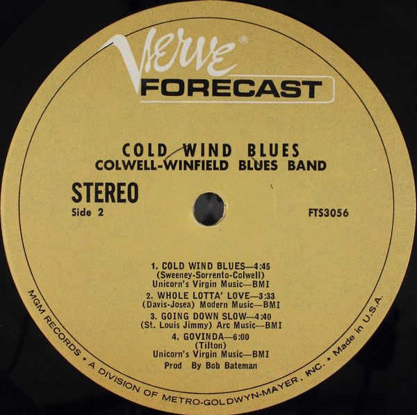 Colwell-Winfield Blues Band - Cold Wind Blues (VG+) (Vinyl LP)