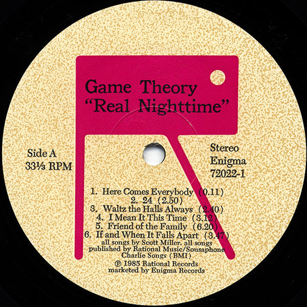 Game Theory - Real Nighttime (NM or M-) (Vinyl LP)
