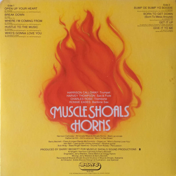 Muscle Shoals Horns - Born To Get Down (VG) (Vinyl LP)