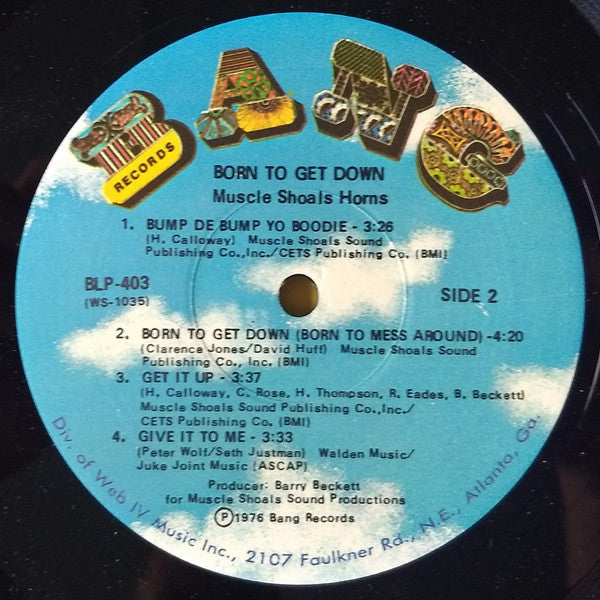 Muscle Shoals Horns - Born To Get Down (VG) (Vinyl LP)
