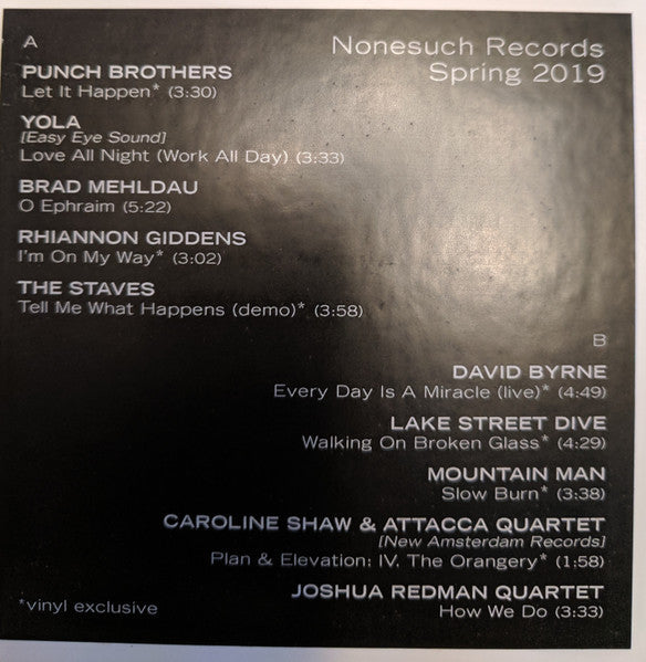Various - Nonesuch Records Spring 2019 (NM or M-) (Vinyl LP)