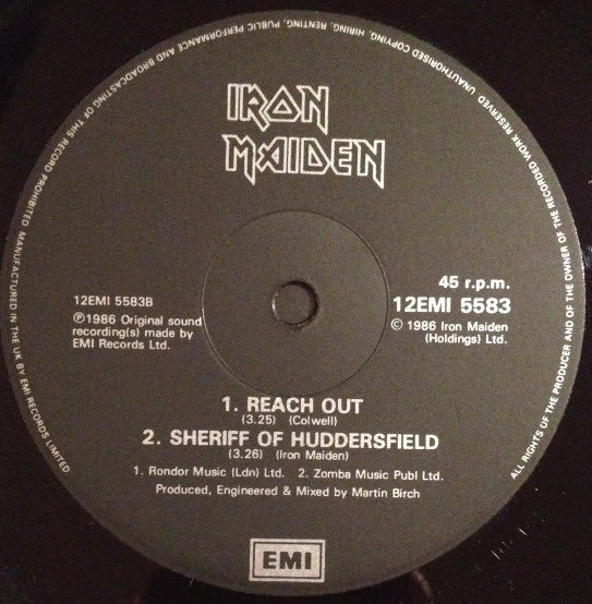Iron Maiden - Wasted Years (Vinyl, M) (Vinyl LP)