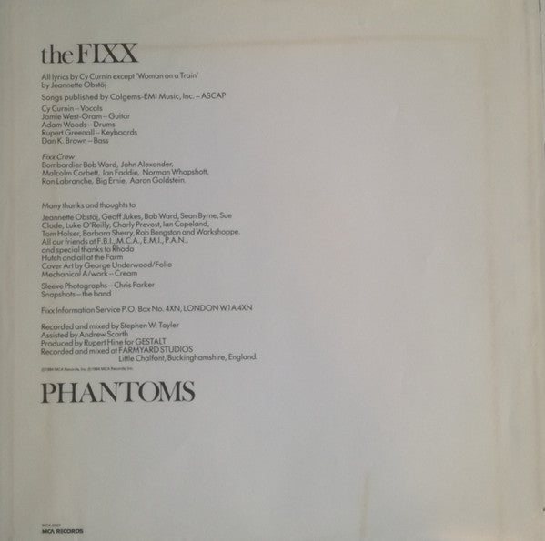 Fixx - Phantoms (M) (Vinyl LP)