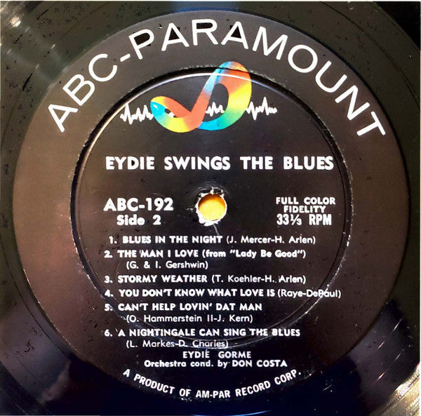 Gorme, Eydie - Eydie Swings The Blues (Vinyl, VG) (Vinyl LP)