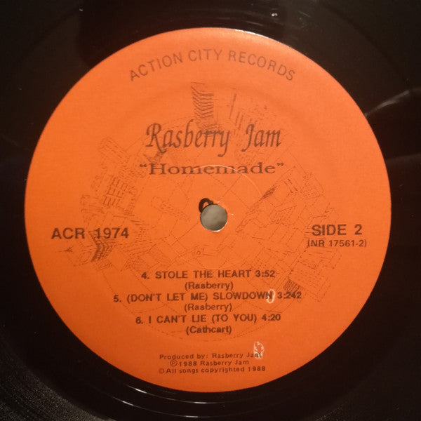 Rasberry Jam - Homemade (Vinyl, NM or M-) (Vinyl LP)