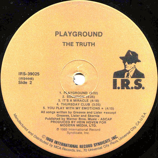 Truth - Playground (VG+) (Vinyl LP)