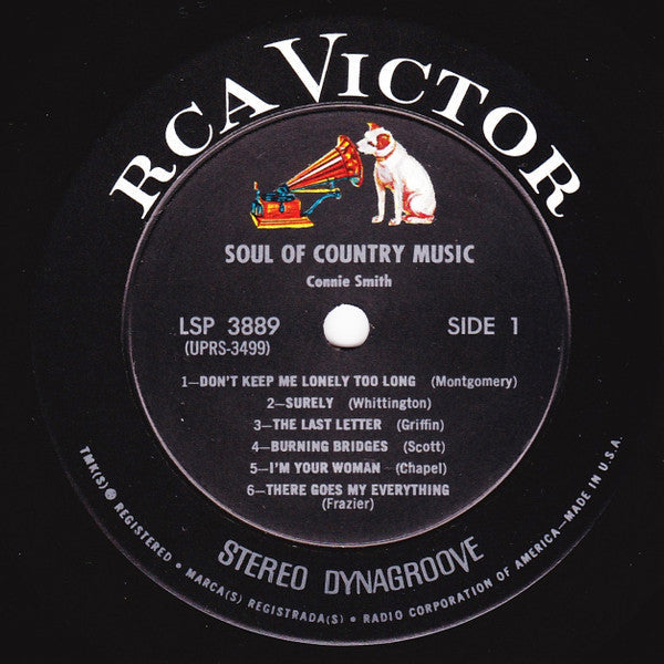 Smith, Connie - Soul Of Country Music (VG+) (Vinyl LP)