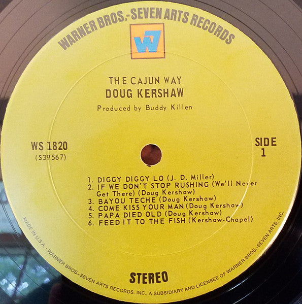 Kershaw, Doug - The Cajun Way (Vinyl, VG+) (Vinyl LP)