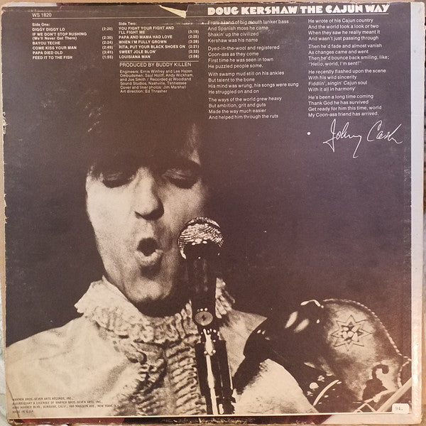Kershaw, Doug - The Cajun Way (Vinyl, VG+) (Vinyl LP)