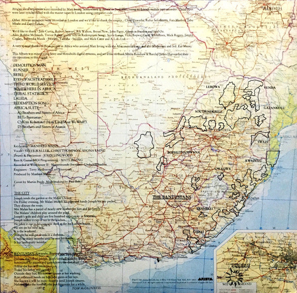 Mann's, Manfred Earth Band - Somewhere In Afrika (VG+) (Vinyl LP)