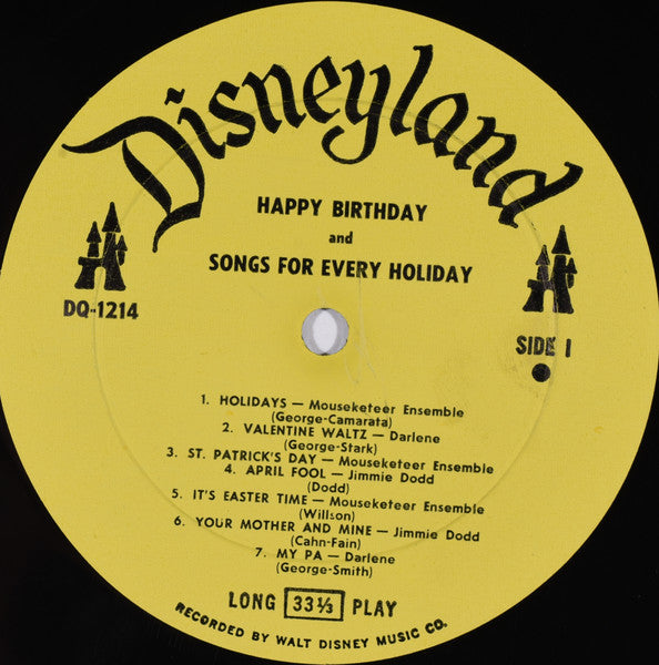 Various - Happy Birthday Songs And Songs For Every Holiday (Vinyl, VG+) (Vinyl LP)