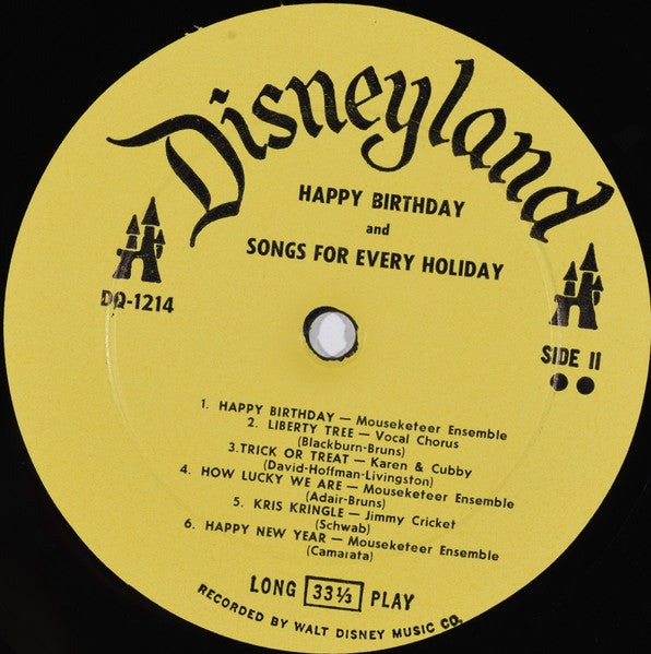 Various - Happy Birthday Songs And Songs For Every Holiday (Vinyl, VG+) (Vinyl LP)