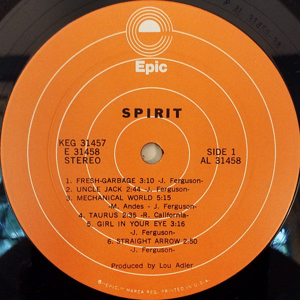 Spirit  - Spirit (VG) (Vinyl LP)