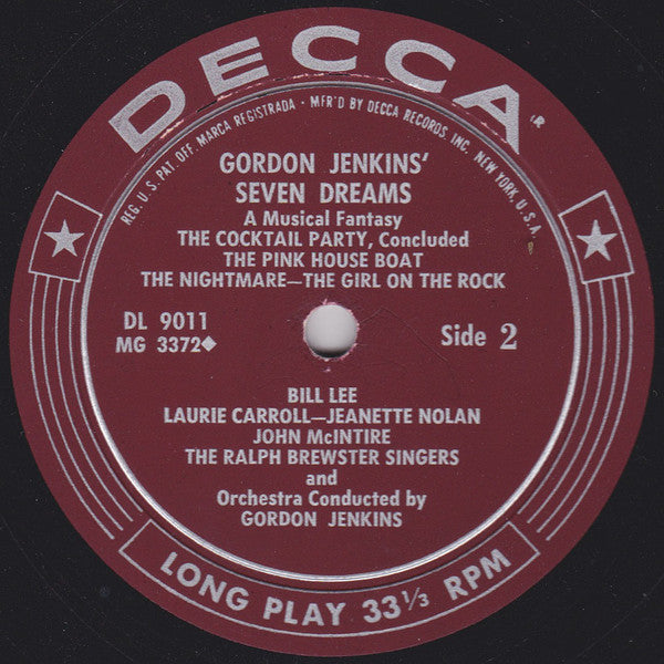 Jenkins, Gordon - Seven Dreams (Vinyl, VG) (Vinyl LP)
