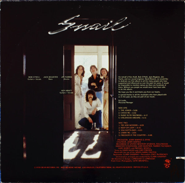 Snail  - Snail (M) (Vinyl LP)