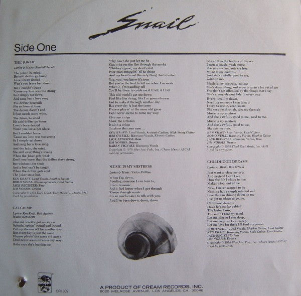 Snail  - Snail (M) (Vinyl LP)
