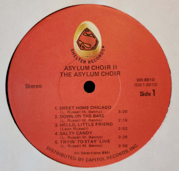 Russell, Leon & Marc Benno - Asylum Choir II (Vinyl, VG+) (Vinyl LP)