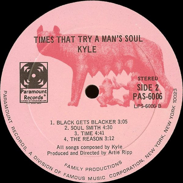 Kyle - Times That Try A Man's Soul (M) (Vinyl LP)