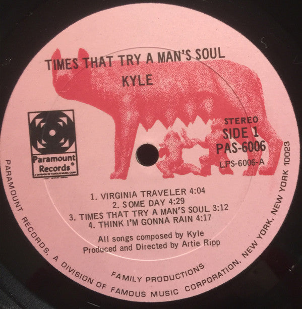 Kyle - Times That Try A Man's Soul (M) (Vinyl LP)