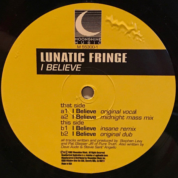 Lunatic Fringe - I Believe (NM or M-) (Vinyl LP)