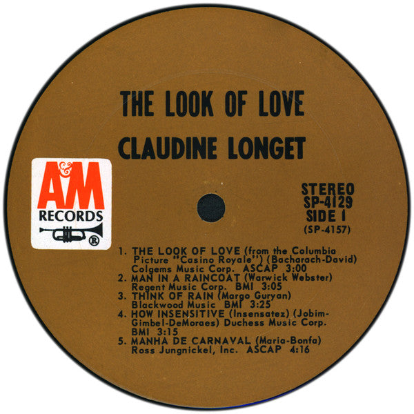 Longet, Claudine - The Look Of Love (Vinyl, VG) (Vinyl LP)