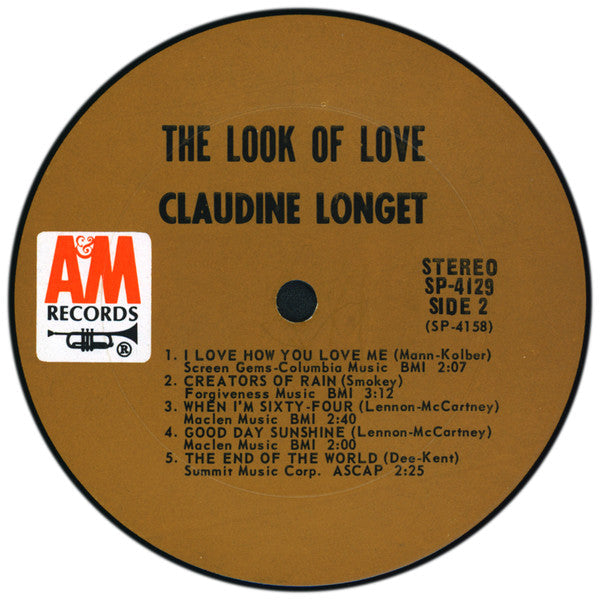 Longet, Claudine - The Look Of Love (Vinyl, VG) (Vinyl LP)