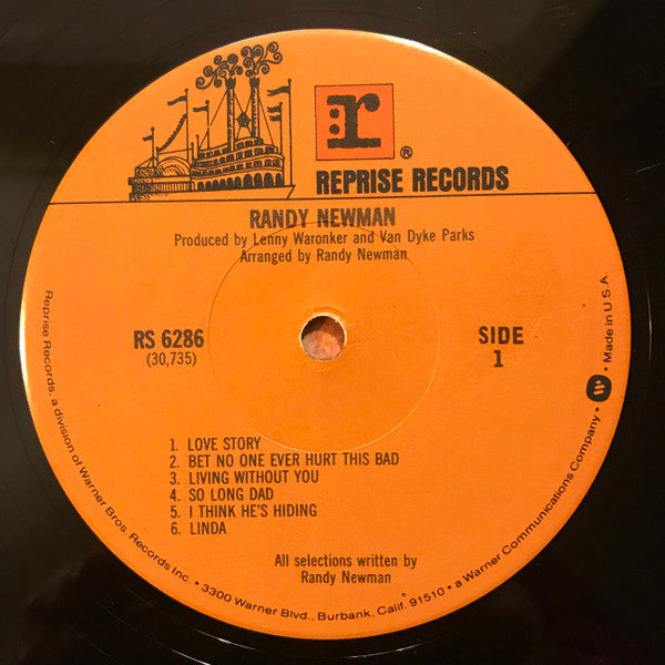 Newman, Randy - Randy Newman (VG+) (Vinyl LP)