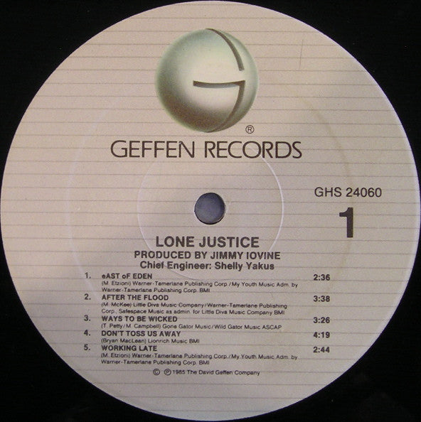 Lone Justice - Lone Justice (VG) (Vinyl LP)