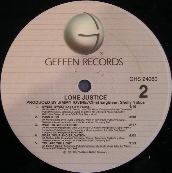 Lone Justice - Lone Justice (VG) (Vinyl LP)