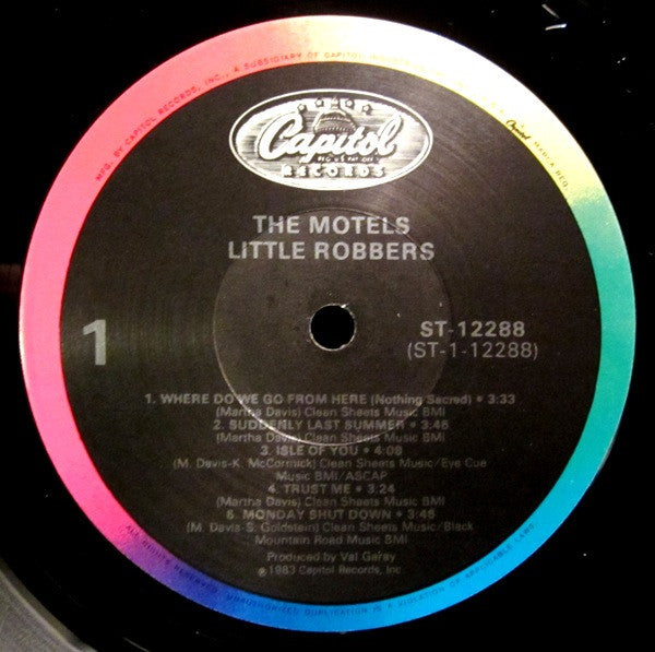Motels - Little Robbers (VG+) (Vinyl LP)