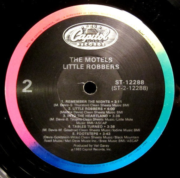 Motels - Little Robbers (VG+) (Vinyl LP)