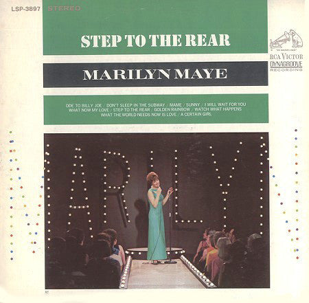 Maye, Marilyn - Step To The Rear (VG+) (Vinyl LP)