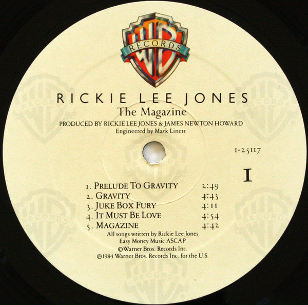 Jones, Rickie Lee - The Magazine (Vinyl, VG+) (Vinyl LP)