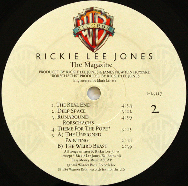 Jones, Rickie Lee - The Magazine (Vinyl, VG+) (Vinyl LP)