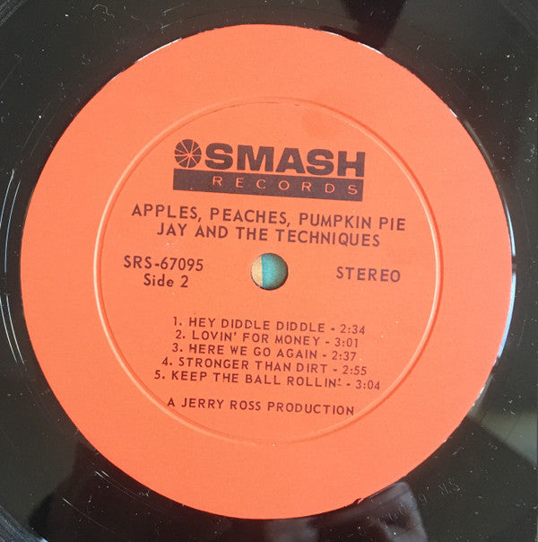 Jay & The Techniques - Apples, Peaches, Pumpkin Pie (VG+) (Vinyl LP)