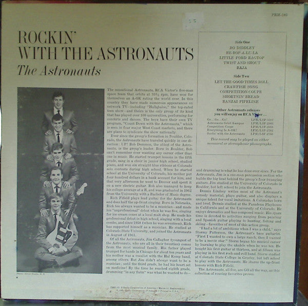 Astronauts  - Rockin' With The Astronauts (G+) (Vinyl LP)